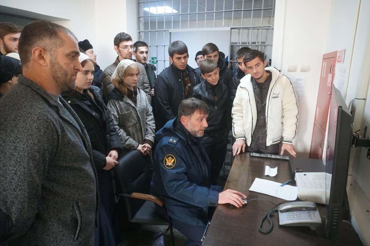 Знакомство студентов юридического факультета с деятельностью ФКУ СИЗО - 1 ФСИН по ЧР